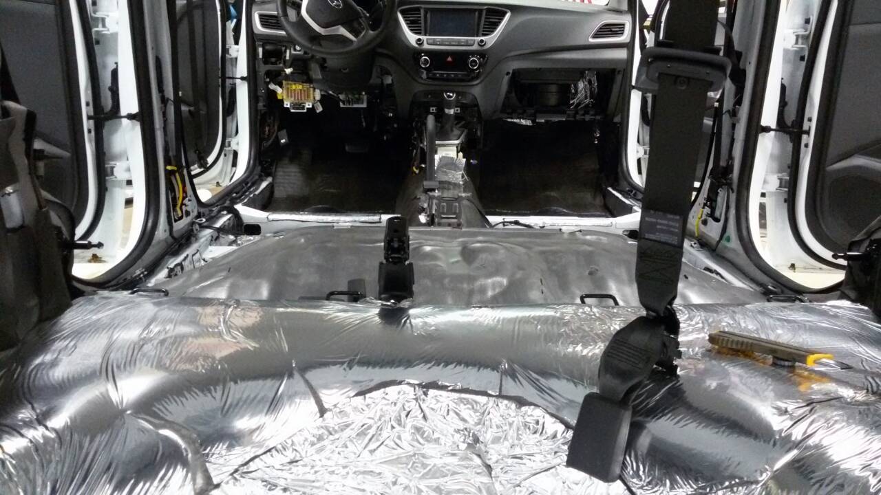 Шумоизоляция Hyundai Solaris - фото 18