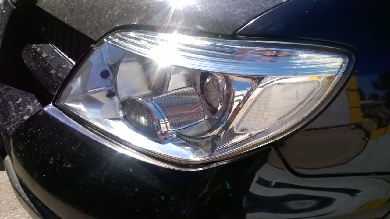 Полировка фар Mitsubishi Outlander - фото 2